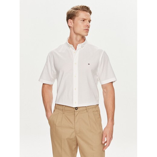 Tommy Hilfiger Koszula MW0MW33809 Biały Regular Fit ze sklepu MODIVO w kategorii Koszule męskie - zdjęcie 182709087