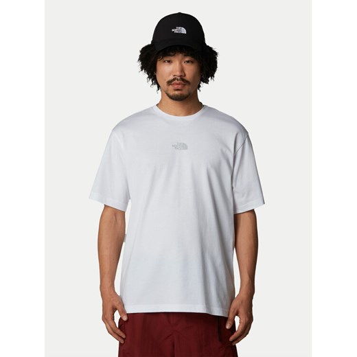The North Face T-Shirt Unisex SS Never Stop NF0A8C3A Biały Relaxed Fit ze sklepu MODIVO w kategorii T-shirty męskie - zdjęcie 182709219