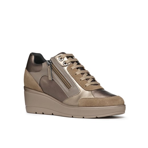 Geox Sneakersy D Ilde D36RAC 0BN22 C6692 Złoty ze sklepu MODIVO w kategorii Buty sportowe damskie - zdjęcie 182709245
