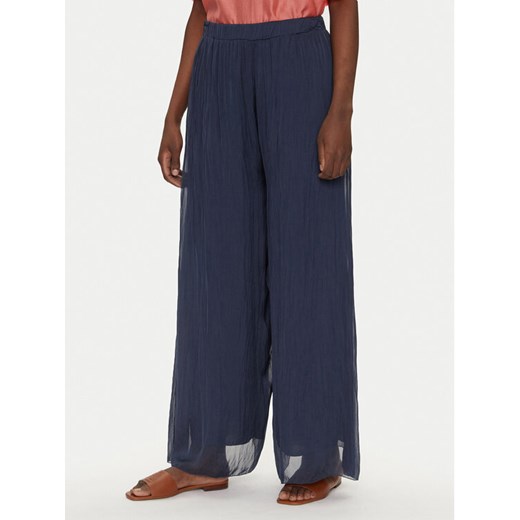 Bomboogie Spodnie palazzo PW8992TSET5 Granatowy Relaxed Fit ze sklepu MODIVO w kategorii Spodnie damskie - zdjęcie 182709286