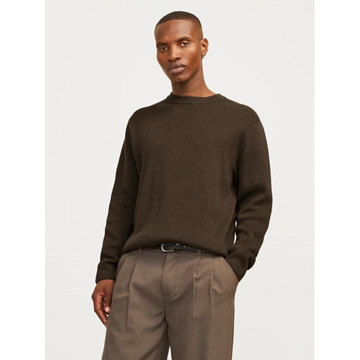 Jack&Jones Sweter Milano 12259666 Beżowy Relaxed Fit ze sklepu MODIVO w kategorii Swetry męskie - zdjęcie 182709287