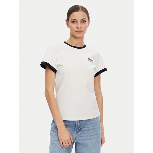 GOLDEN GOOSE T-Shirt GWP01846.P001489.11782 Biały Regular Fit ze sklepu MODIVO w kategorii Bluzki damskie - zdjęcie 182709288