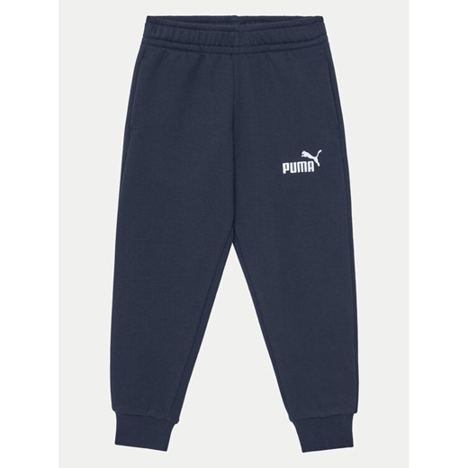 Puma Spodnie dresowe Ess 684934 Granatowy Regular Fit ze sklepu MODIVO w kategorii Spodnie chłopięce - zdjęcie 182709316