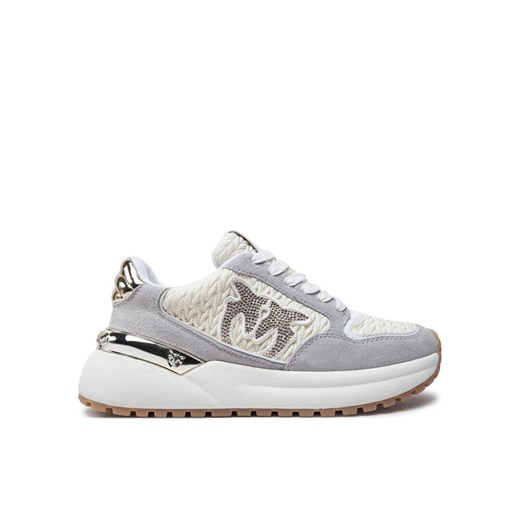 PINKO Sneakersy Gem 07 SS0055 P036 Szary ze sklepu MODIVO w kategorii Buty sportowe damskie - zdjęcie 182709317