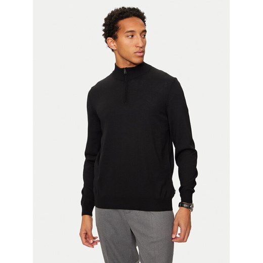 Boss Sweter Ebenji 50528300 Czarny Regular Fit ze sklepu MODIVO w kategorii Swetry męskie - zdjęcie 182709329