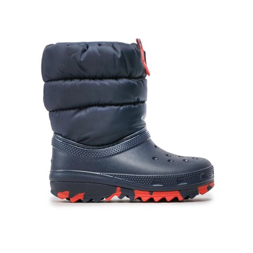 Crocs Śniegowce Classic Neo Puff Boot K 207684 Granatowy ze sklepu MODIVO w kategorii Buty zimowe dziecięce - zdjęcie 182709346