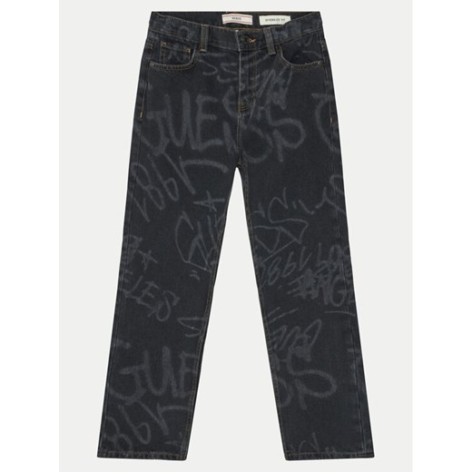Guess Jeansy L5RA12 D5MU0 Czarny Relaxed Fit ze sklepu MODIVO w kategorii Spodnie chłopięce - zdjęcie 182709387
