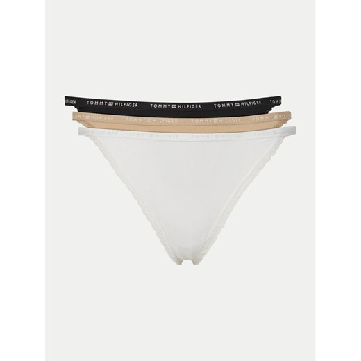 Tommy Hilfiger Komplet 3 par stringów UW0UW05754 Kolorowy ze sklepu MODIVO w kategorii Majtki damskie - zdjęcie 182709407