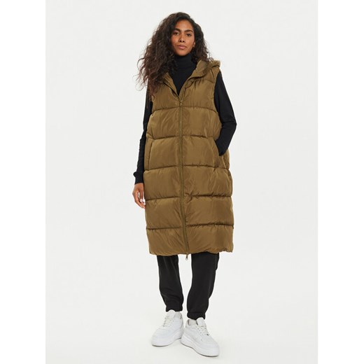 Vero Moda Bezrękawnik Ligaane 10298757 Brązowy Regular Fit ze sklepu MODIVO w kategorii Kamizelki damskie - zdjęcie 182709418