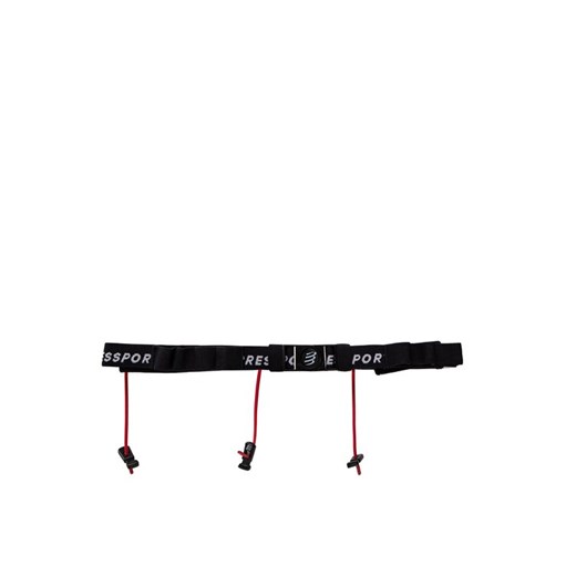 Compressport Pas sportowy Race Number Belt CU00013B Czarny ze sklepu MODIVO w kategorii Paski męskie - zdjęcie 182709428