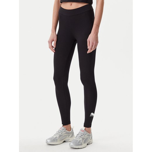 Puma Legginsy Essentials Metallic 685000 Czarny Slim Fit ze sklepu MODIVO w kategorii Spodnie damskie - zdjęcie 182709437