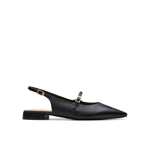 Clarks Sandały Sensa15 Shine 26181314 Czarny ze sklepu MODIVO w kategorii Balerinki - zdjęcie 182709458