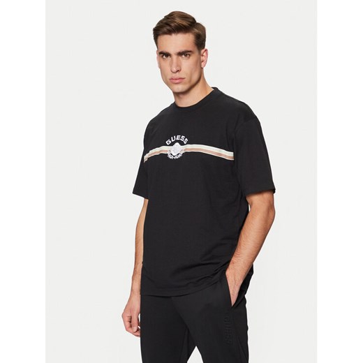 Guess T-Shirt Z5RI02 I3Z14 Czarny Regular Fit ze sklepu MODIVO w kategorii T-shirty męskie - zdjęcie 182709489