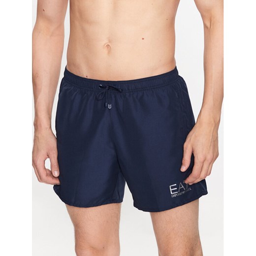 EA7 Emporio Armani Szorty kąpielowe 902000 CC721 06935 Granatowy Regular Fit 50 MODIVO