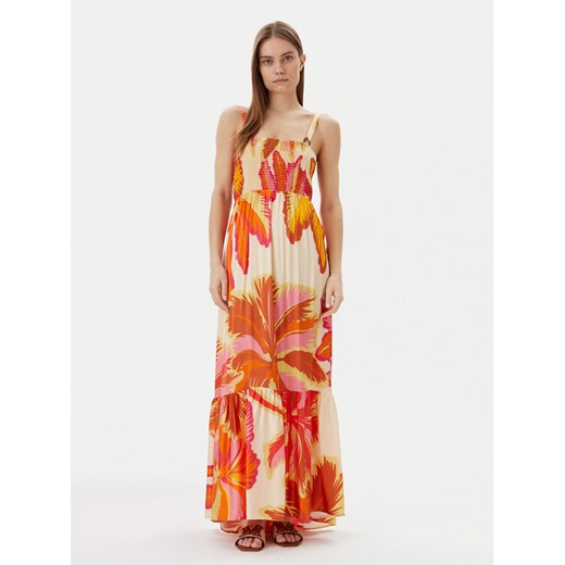 Maaji Sukienka letnia Jungle Palm Lavinia PT2707CLD001 Pomarańczowy Regular Fit ze sklepu MODIVO w kategorii Sukienki - zdjęcie 182709589