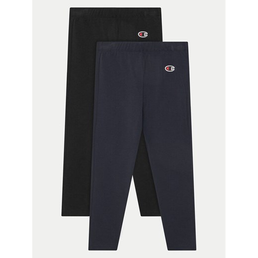 Champion Komplet 2 par legginsów 404771 Kolorowy Slim Fit ze sklepu MODIVO w kategorii Spodnie chłopięce - zdjęcie 182709669