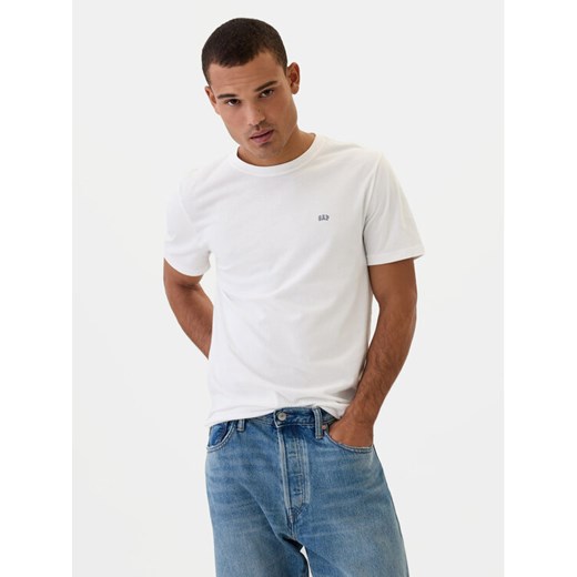 Gap T-Shirt 502022-01 Biały Regular Fit ze sklepu MODIVO w kategorii T-shirty męskie - zdjęcie 182709708