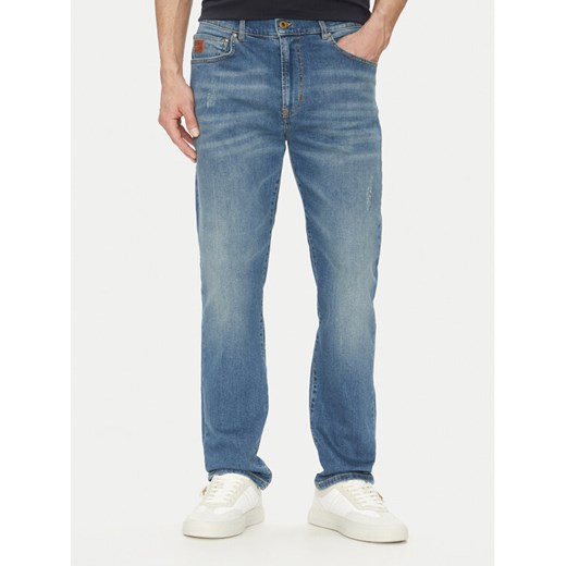 Aeronautica Militare Jeansy 251PJ205CT3528 Niebieski Regular Fit ze sklepu MODIVO w kategorii Jeansy męskie - zdjęcie 182709747
