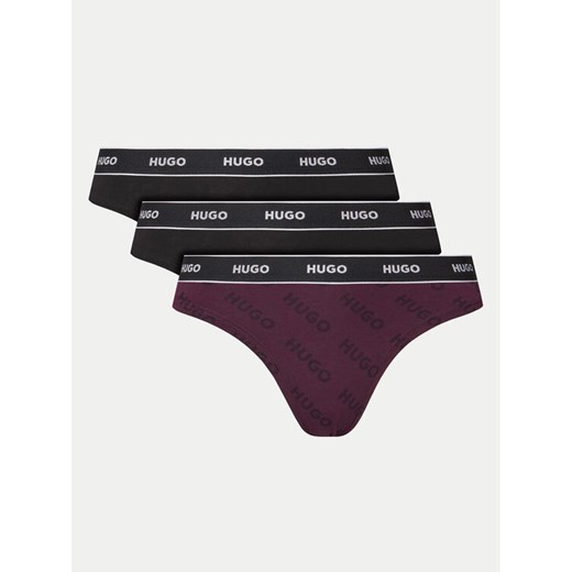 Hugo Komplet 3 par stringów 50495870 Kolorowy ze sklepu MODIVO w kategorii Majtki damskie - zdjęcie 182709776