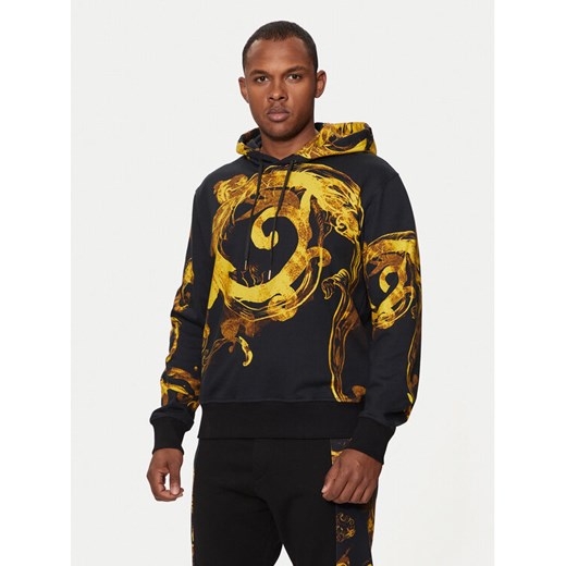 Versace Jeans Couture Bluza 76GAI3HW Czarny Regular Fit ze sklepu MODIVO w kategorii Bluzy męskie - zdjęcie 182709798
