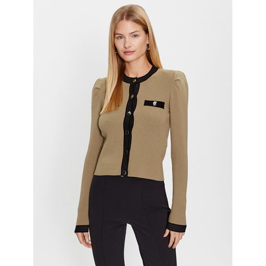 Liu Jo Kardigan CF3015 MS99E Brązowy Regular Fit ze sklepu MODIVO w kategorii Swetry damskie - zdjęcie 182709806
