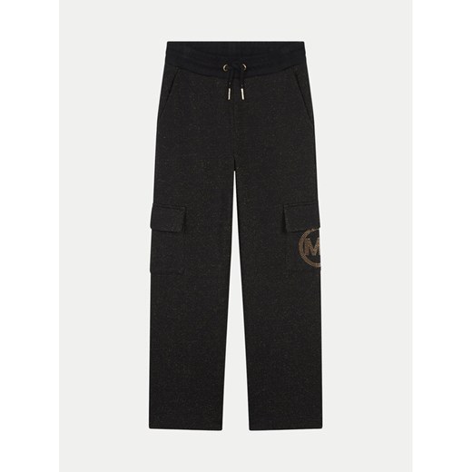 MICHAEL KORS KIDS Spodnie dresowe R30183 M Czarny Regular Fit ze sklepu MODIVO w kategorii Spodnie chłopięce - zdjęcie 182709847