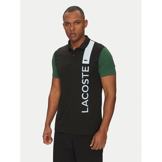 Lacoste Polo DH8940 Czarny Regular Fit ze sklepu MODIVO w kategorii T-shirty męskie - zdjęcie 182709869