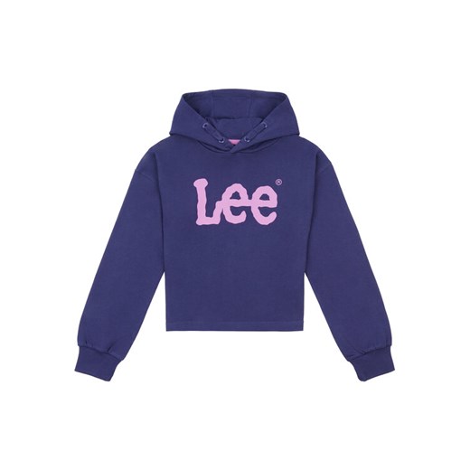 Lee Bluza Wobbly Graphic LEG5088 Granatowy ze sklepu MODIVO w kategorii Bluzy dziewczęce - zdjęcie 182709877