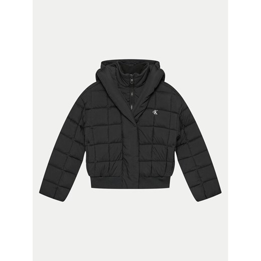 Calvin Klein Jeans Kurtka zimowa Archive IG0IG02595 D Czarny Regular Fit ze sklepu MODIVO w kategorii Kurtki chłopięce - zdjęcie 182709976