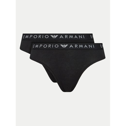 Emporio Armani Underwear Komplet 2 par fig klasycznych 163334 4F227 00020 Czarny ze sklepu MODIVO w kategorii Majtki damskie - zdjęcie 182709987