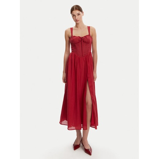 BARDOT Sukienka koktajlowa 59237DB Czerwony Regular Fit ze sklepu MODIVO w kategorii Sukienki - zdjęcie 182709988