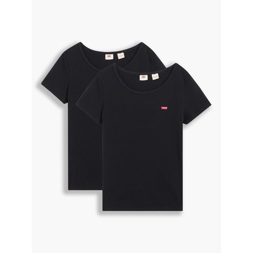 Levi's® Komplet 2 t-shirtów The Perfect 74856-0006 Czarny Regular Fit ze sklepu MODIVO w kategorii Bluzki damskie - zdjęcie 182710039