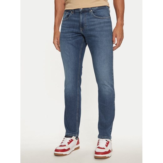 Tommy Jeans Jeansy Scanton DM0DM21052 Granatowy Slim Fit ze sklepu MODIVO w kategorii Jeansy męskie - zdjęcie 182710075