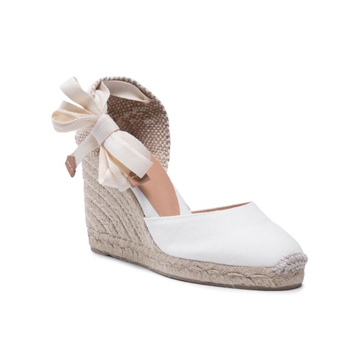 Castañer Espadryle Carina/8/001 020962-200 Biały ze sklepu MODIVO w kategorii Espadryle damskie - zdjęcie 182710077