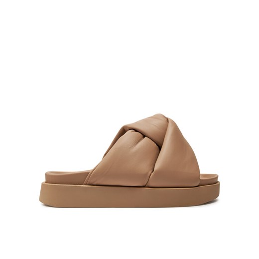 Inuikii Klapki Soft Crossed 70104-140 Beżowy ze sklepu MODIVO w kategorii Klapki damskie - zdjęcie 182710108