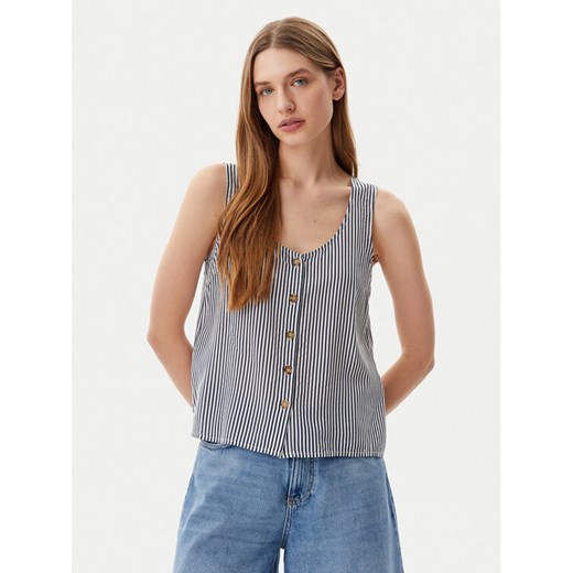 Vero Moda Top Bumpy 10325830 Granatowy Standard Fit ze sklepu MODIVO w kategorii Bluzki damskie - zdjęcie 182710157