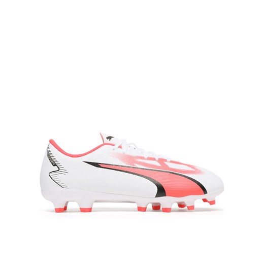 Puma Buty do piłki nożnej Ultra Play FG/AG Jr 107530 01 Biały ze sklepu MODIVO w kategorii Buty sportowe dziecięce - zdjęcie 182710176