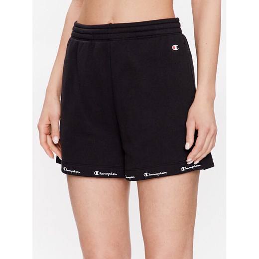 Champion Szorty sportowe 116100 Czarny Regular Fit ze sklepu MODIVO w kategorii Szorty - zdjęcie 182710277