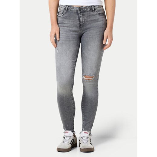 Noisy May Jeansy Kimmy 27030525 Szary Skinny Fit ze sklepu MODIVO w kategorii Jeansy damskie - zdjęcie 182710289