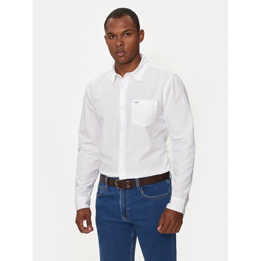 Guess Jeans Koszula M4YH35 WGCF1 Biały Slim Fit ze sklepu MODIVO w kategorii Koszule męskie - zdjęcie 182710316