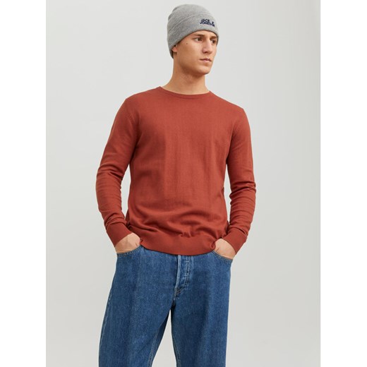 Jack&Jones Sweter 12208364 Pomarańczowy Regular Fit ze sklepu MODIVO w kategorii Swetry męskie - zdjęcie 182710345