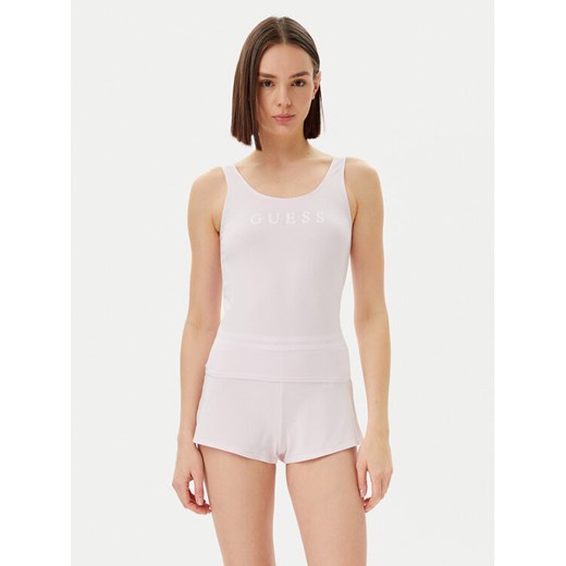 Guess Piżama O5GX13 KBBU1 Różowy Regular Fit ze sklepu MODIVO w kategorii Piżamy damskie - zdjęcie 182710389