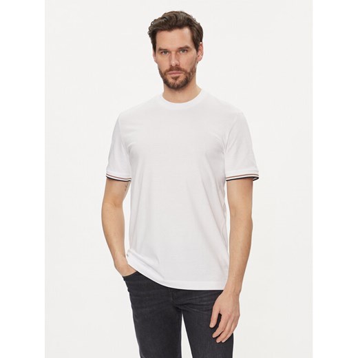 Boss T-Shirt Thompson 04 50501097 Biały Regular Fit ze sklepu MODIVO w kategorii T-shirty męskie - zdjęcie 182710409