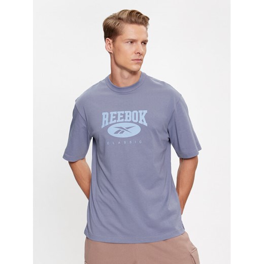 Reebok T-Shirt Archive Essentials IK6123 Niebieski Regular Fit ze sklepu MODIVO w kategorii T-shirty męskie - zdjęcie 182710426