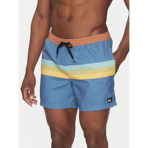 Quiksilver Szorty kąpielowe EQYJV04121 Niebieski Regular Fit ze sklepu MODIVO w kategorii Kąpielówki - zdjęcie 182710438
