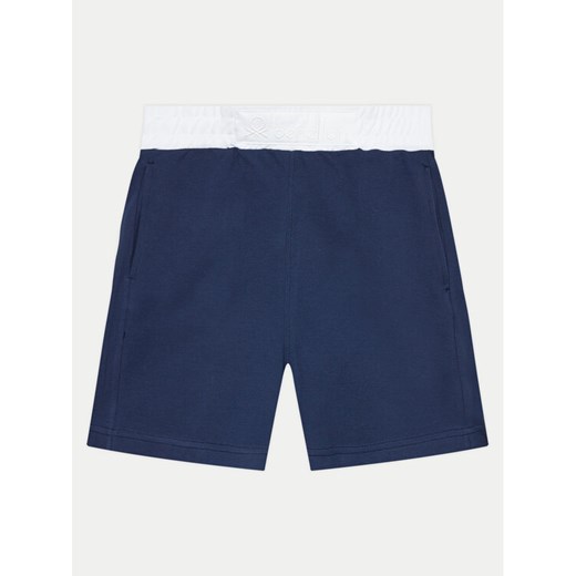 United Colors Of Benetton Szorty sportowe 3088C902S Granatowy Regular Fit ze sklepu MODIVO w kategorii Spodenki chłopięce - zdjęcie 182710446