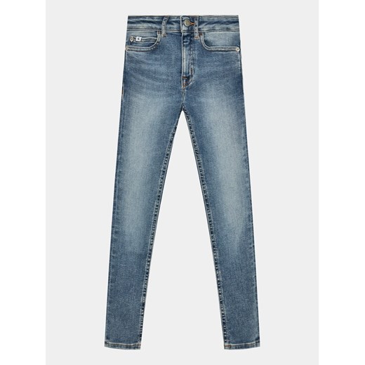 Calvin Klein Jeans Jeansy Mr Fresh IG0IG02266 Niebieski Skinny Fit ze sklepu MODIVO w kategorii Spodnie dziewczęce - zdjęcie 182710569