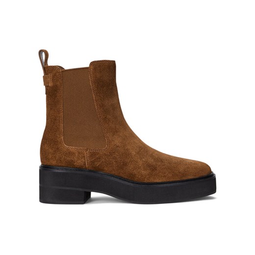 LAUREN RALPH LAUREN Sztyblety 802951237001 Brązowy ze sklepu MODIVO w kategorii Botki - zdjęcie 182710616