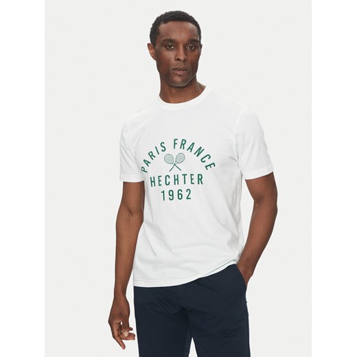 Hechter Paris T-Shirt 75014 151919 Biały Regular Fit ze sklepu MODIVO w kategorii T-shirty męskie - zdjęcie 182710685