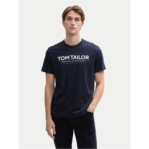 Tom Tailor T-Shirt 1045940 Granatowy Regular Fit ze sklepu MODIVO w kategorii T-shirty męskie - zdjęcie 182710738